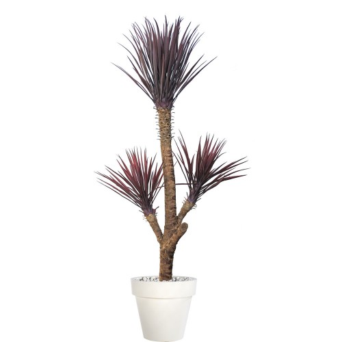 Planta semi-artificiala Ila, Yucca Linearis Plant Burgundy - 180 cm